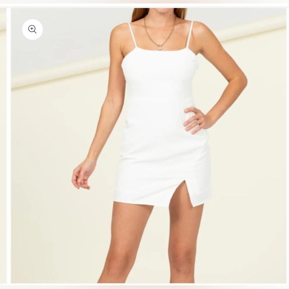 HYFVE Sexy Party Must Have Mini Dress Size Large Cream - Picture 9 of 10